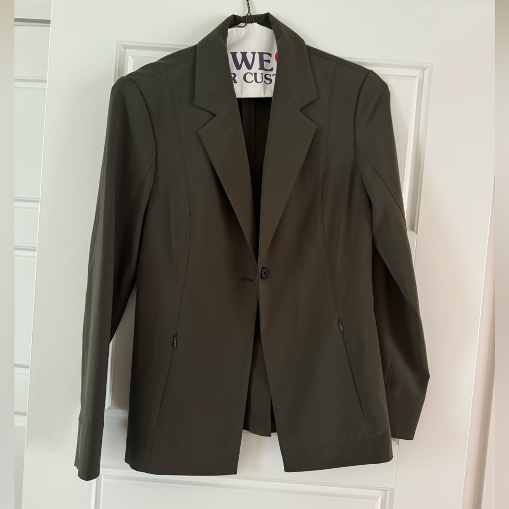 Mm LaFleur Moreland Jacket in Olive, Size 4